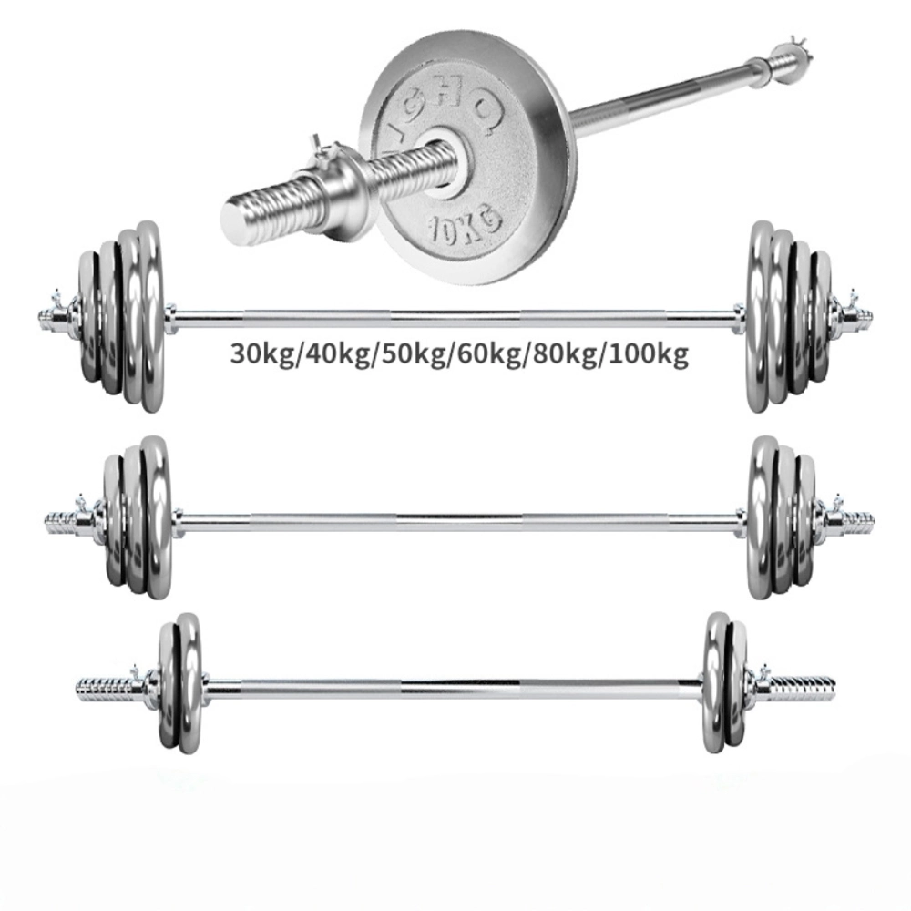 Hard chrome barbell