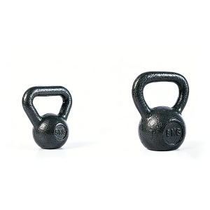 Black-Grey Water-Hammer Texture Kettlebell